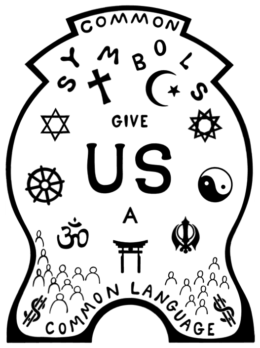 Complex systems settle into common forms. Common languages allows for the development of complex systems. And a symbol of The Big Bang