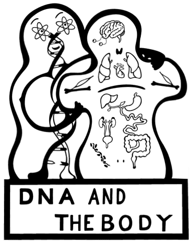 From Molecules to People. And a symbol for The Big Bang