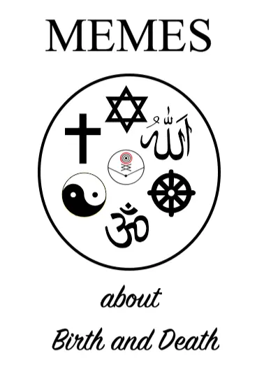 Memes about birth and death: religious symbols.