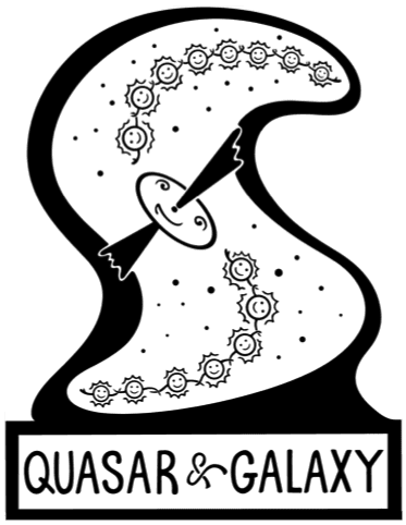 At one time or another almost every galaxy was a Quasar. And a symbol of The Big Bang